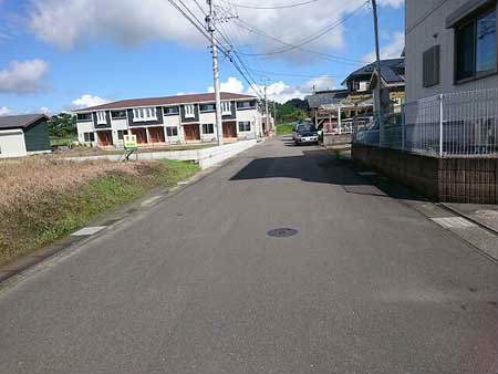 高岡町飯田区画整理地道路