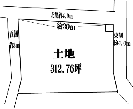 綾町大字南俣敷地図