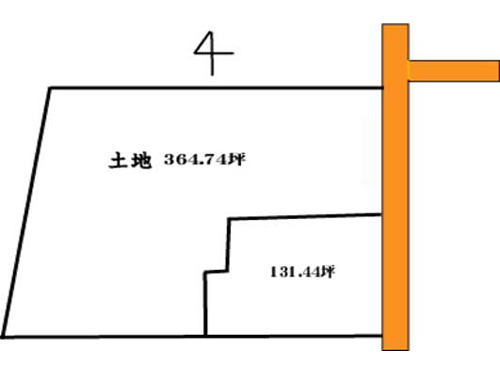 綾町大字南俣土地敷地図